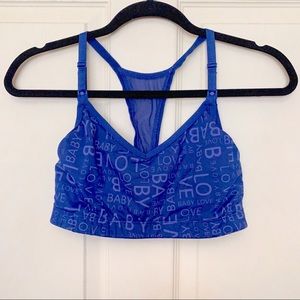 motherhood maternity love nursing sports bra
